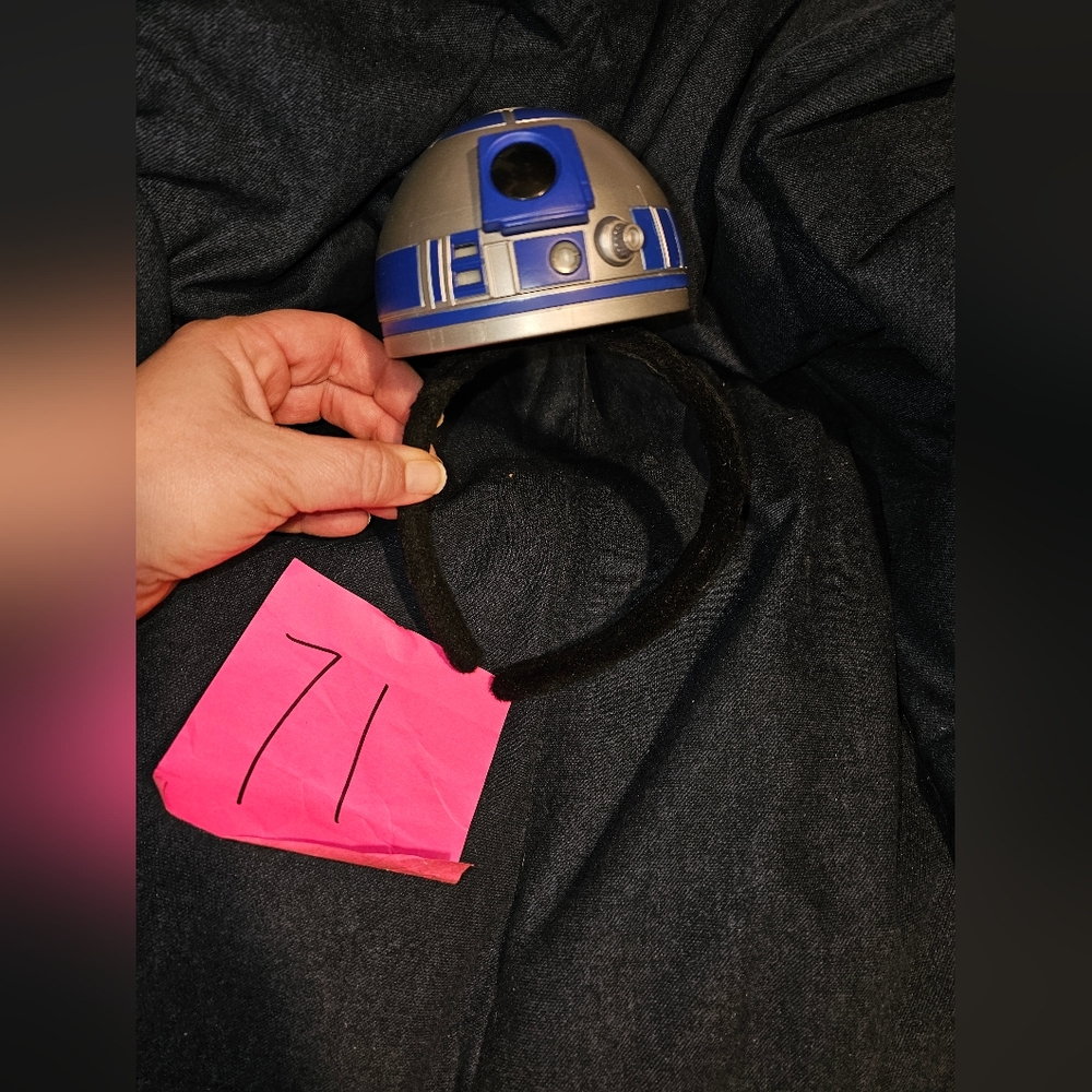 Disney Parks R2-D2 Headband Lights Up And Makes Noise. Working EUC